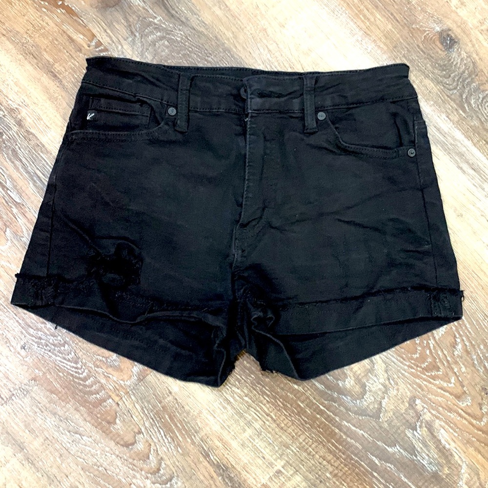 **KanCan** SHORT distressed black jean shorts